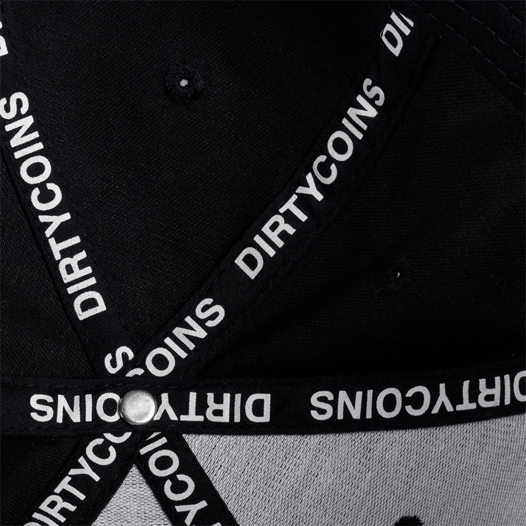 DirtyCoins Nón Star Logo Cap - Black