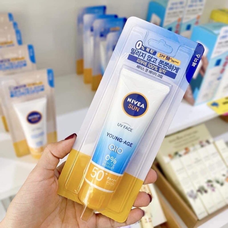 Kem chống nắng Nivea Sun UV Face Young Age SPF50+ PA+++ Date 07/2022