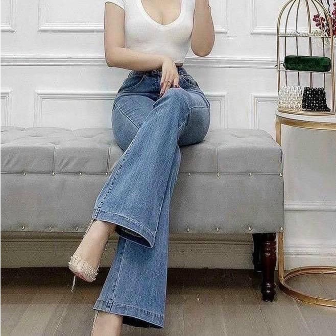 QUẦN jeans loe anh nhạt 68(kèm ảnh thật và video)