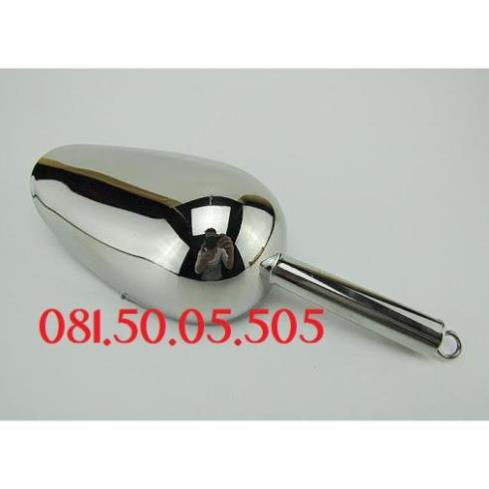 Muôi xúc đá inox Số 3 - Số 4 loại Dày Đẹp Xịn - Dụng Cụ Xúc Đá Bi Pb307