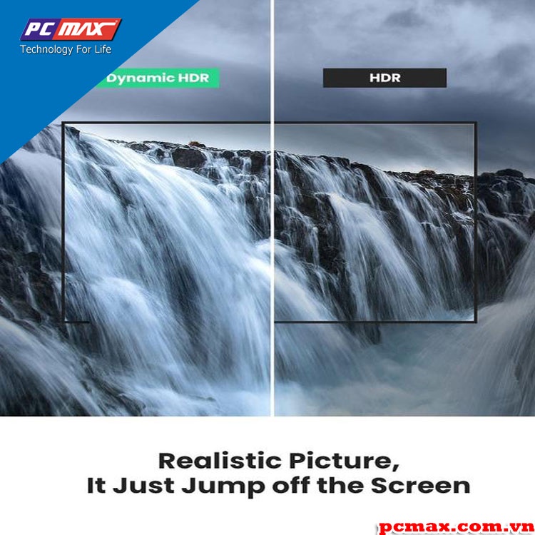 Cáp HDMI 2.1 hỗ trợ 8K truyền âm thanh hình ảnh 1M 2m 3m 5m Ugreen 80401 80402 80403 80404 80405 - Hàng chính hãng