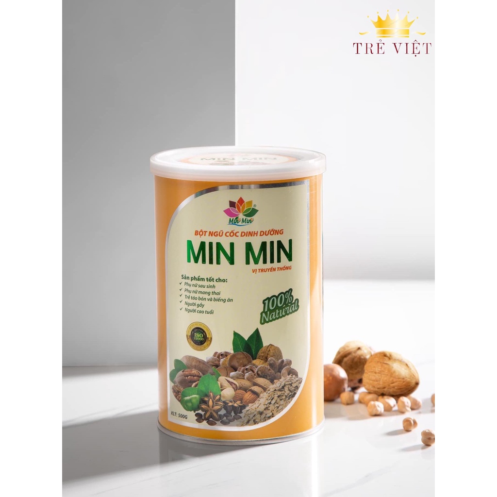 Ngũ cốc lợi sữa - mẫu mới loại 29 hạt (500g) bột ngũ cốc Min Min giúp sữa về nhanh, tốt cho sức khỏe của mẹ và bé