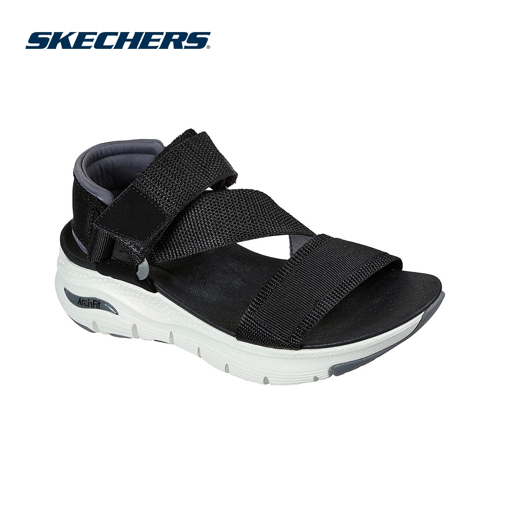 Skechers Nữ Xăng Đan Cali Arch Fit - 119246-BKCC