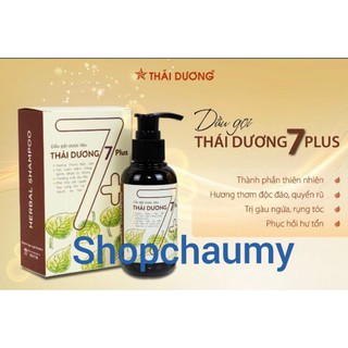 Dầu gội dược liệu Thái Dương 7Plus (chai 250ml)