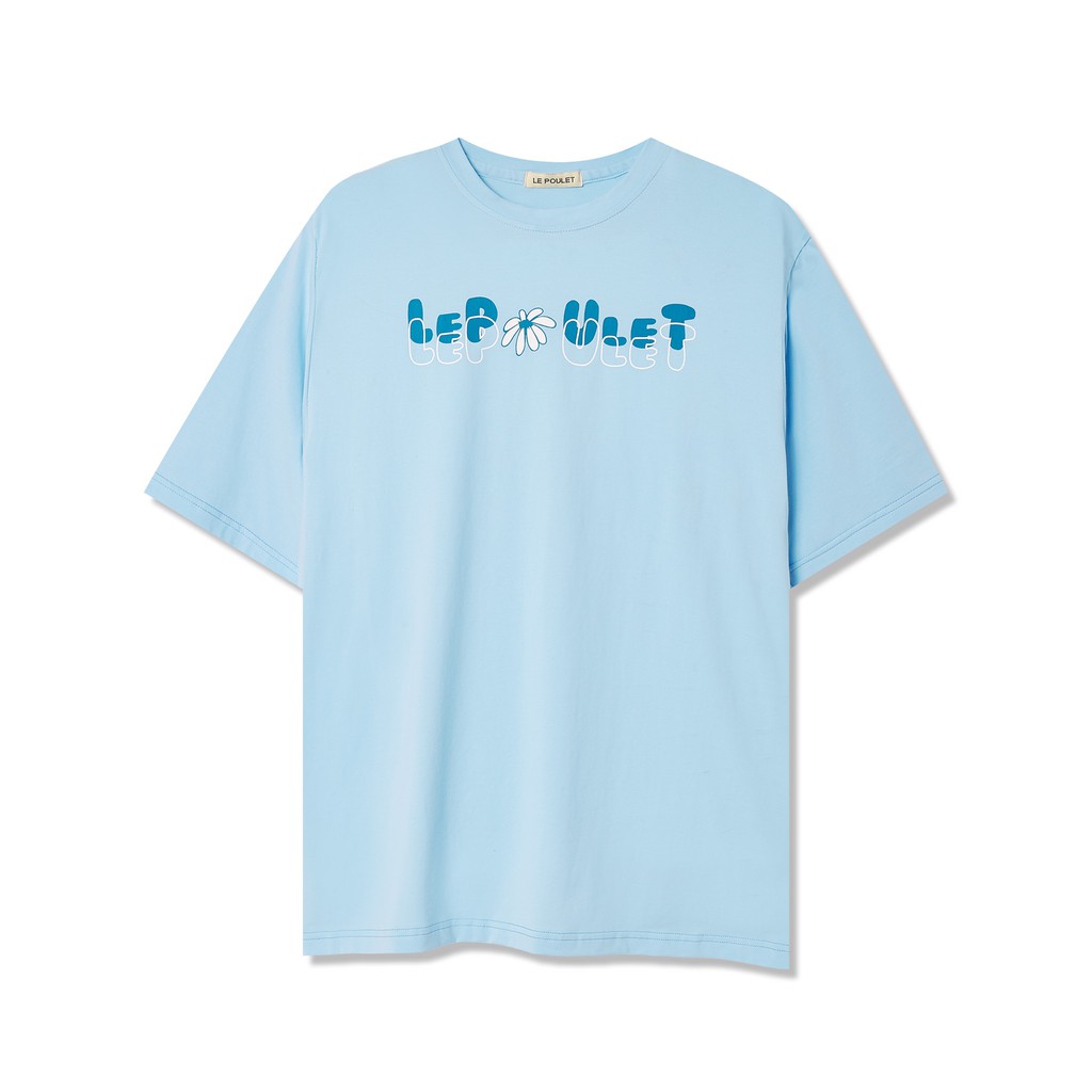 FLOWER BLUE TEE V.2