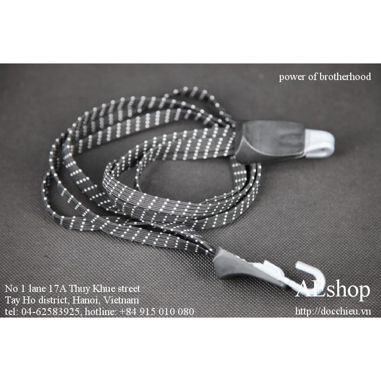 Dây chằng đồ xe đạp 3 in 1 2 móc nhựa