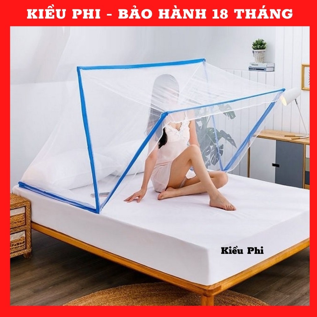 Mùng chụp tự bung người lớn kiểu xếp gấp gọn tiện dụng cao cấp Kiều Phi