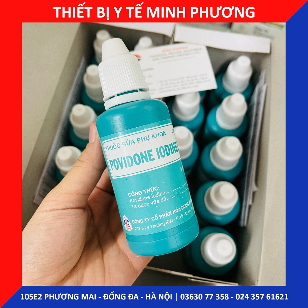 Dung dịch vệ sinh Povidone Iodine 10% chai 90ml