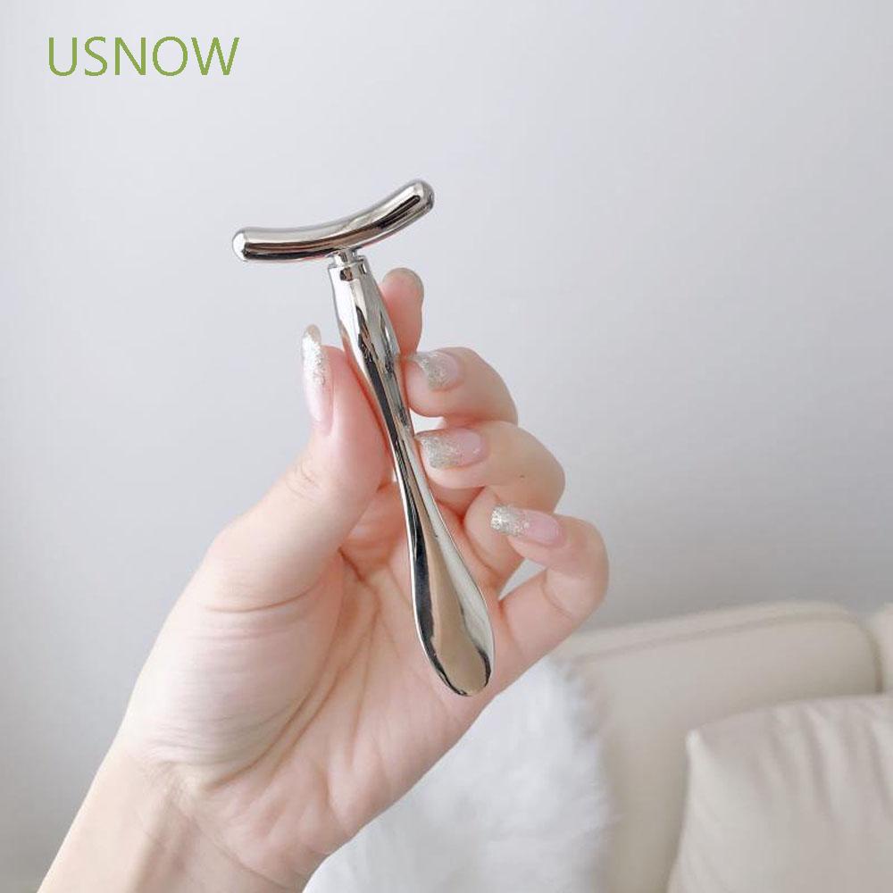 [Hàng mới về] Thanh Lăn Mát Xa Mặt/Mắt Mini Hình Chữ T Chống Quầng Thâm Tiện Dụng