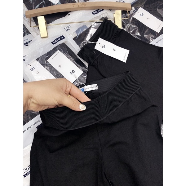 Quần legging đùi, dài GU cạp cao siêu co giãn LADYA STORE M800