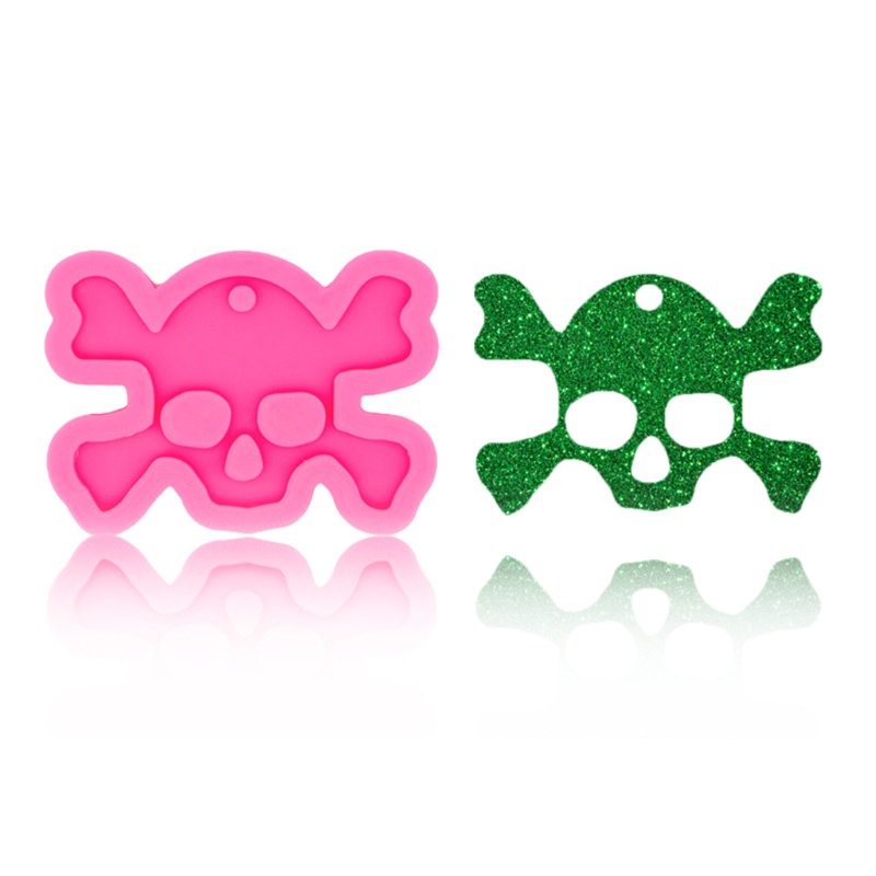 Khuôn Silicone Hình Bộ Xương Làm Móc Khóa DIY