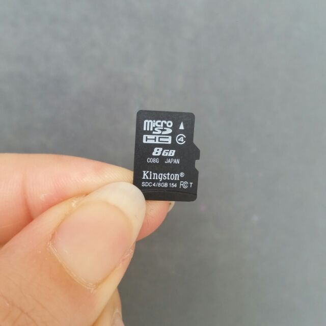 Thẻ nhớ Micro SD Kingston 8GB SDHC Class 4 - Hàng chính hãng