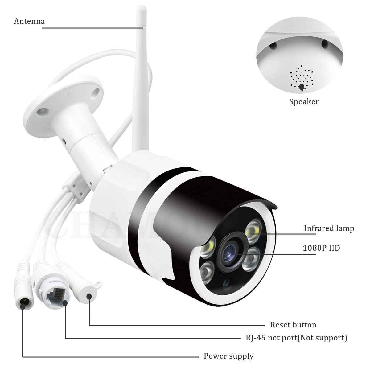 Camera An Ninh Cctv 1080p Kết Nối Wifi Chống Thấm Nước cctv yoosee