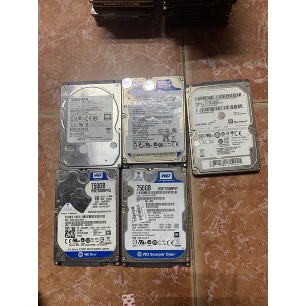 xác ổ cứng laptop 750gb, xác hdd laptop