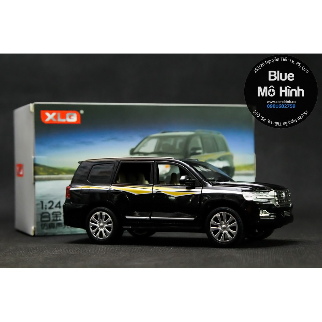 Blue mô hình | Xe mô hình Toyota Land Cruiser SUV New 1:24 mở hết cửa tuyệt đẹp