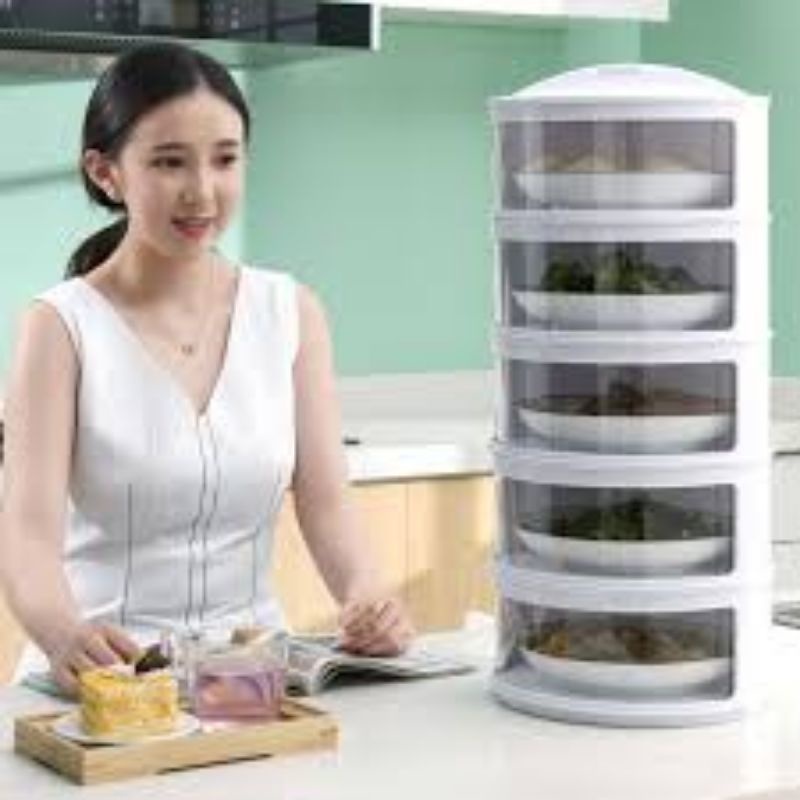 Lồng bàn 5 tầng thông minh bảo quản thức ăn