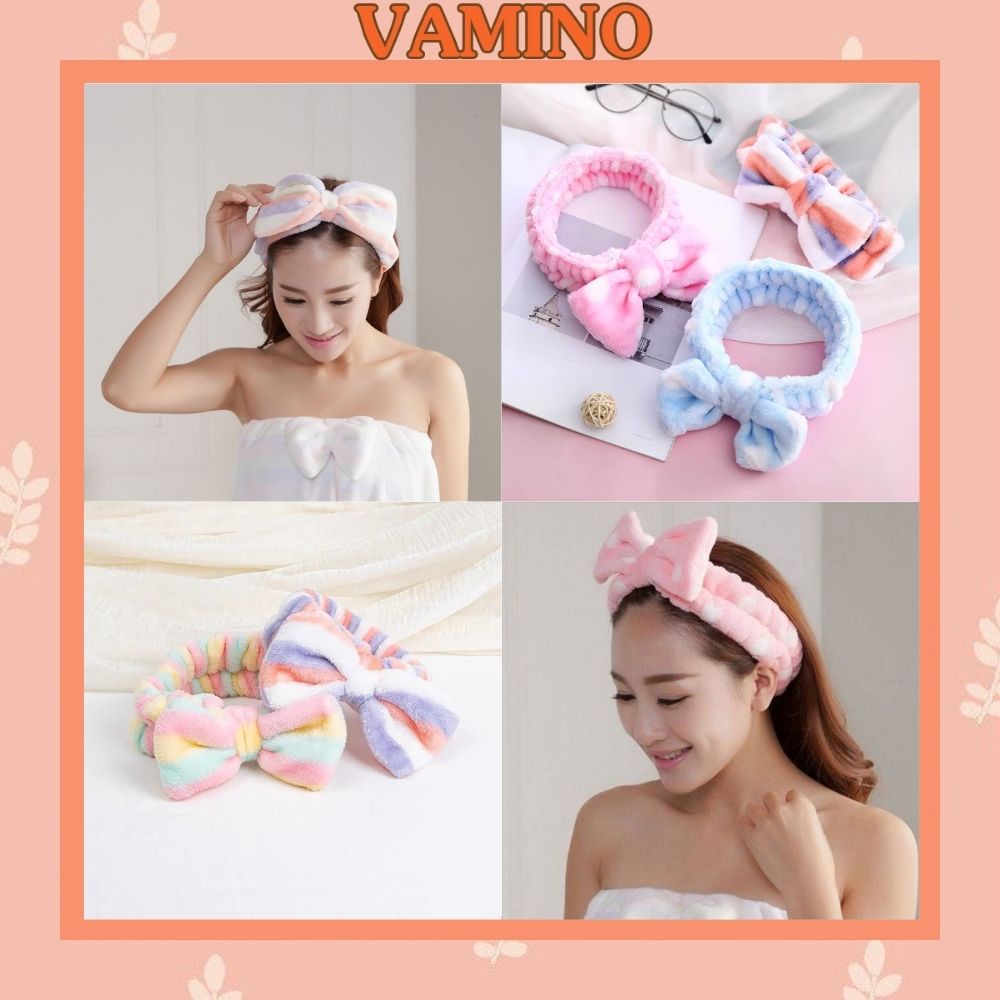 Băng đô Vamino hoạ tiết sắc màu đáng yêu BD28 BD33