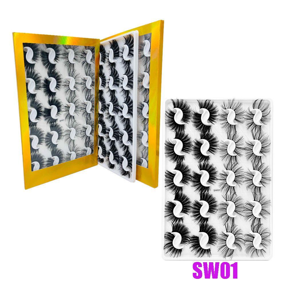 Bộ 20 Cặp Lông Mi Giả Dài Và Dày SKONHED