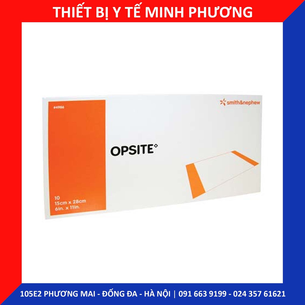 Băng dán phẫu thuật vô trùng trong suốt chống nước OPSITE