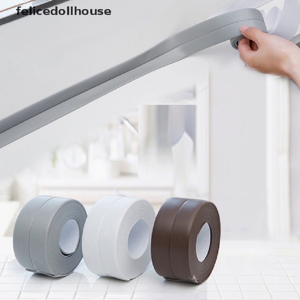 Cuộn Băng Keo Dán Viền Bồn Rửa Chén / Nhà Tắm Chống Thấm Nước Chống Nấm Mốc Dài 3m