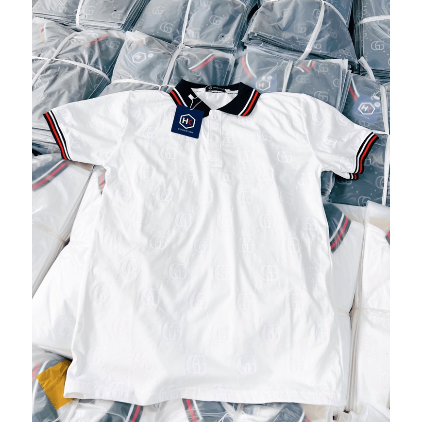(HCM) ÁO THUN NAM CỔ BẺ TAY NGẮN THỜI TRANG LUXURY - HOTTREND SANG TRỌNG TÔN DÁNG CHO CÁC ANH EM KME FASHION