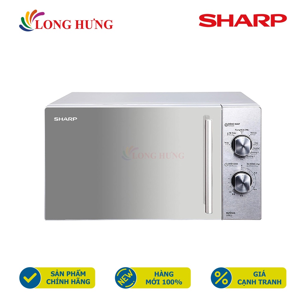 Lò vi sóng Sharp 20 lít R-G227VN-M - Hàng chính hãng