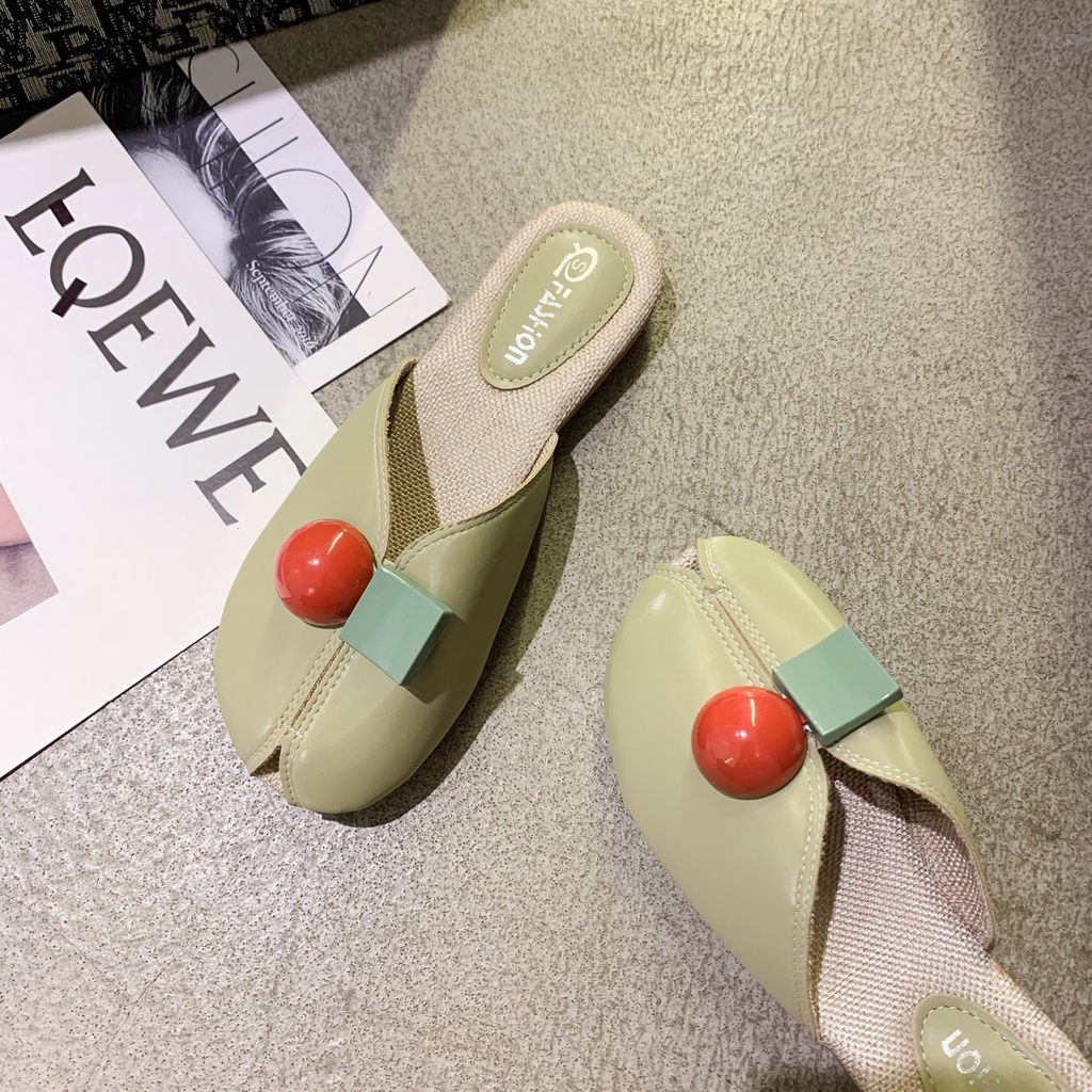 Dép IELGY màu kẹo dễ thương và thoải mái thời trang Hàn Quốc cho nữ