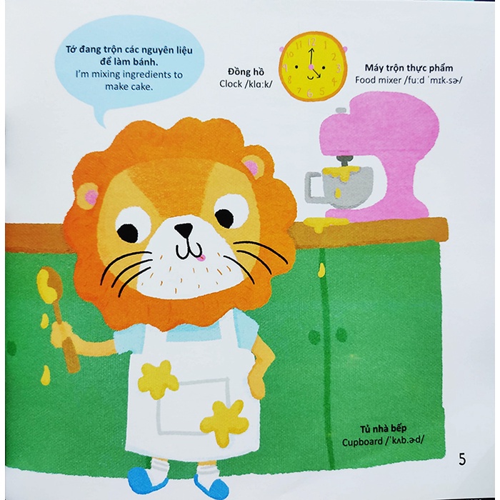 Sách thiếu nhi - Thư viện từ vựng đầu đời cho bé - Combo 4 cuốn Đinh Tị books