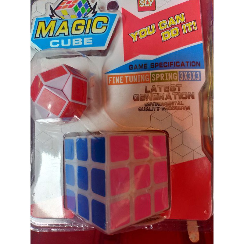 sỉ 1 rubik MAGIC  loại 1 ( tặng kèm 1rubik nhỏ tròn )