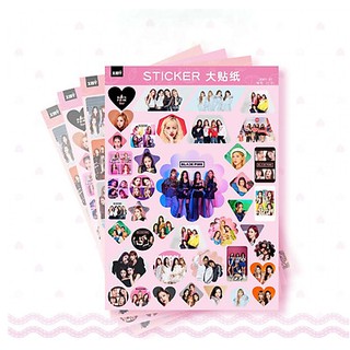 Set 4 tấm dán Sticker BLACK PINK cập nhật mẫu mới