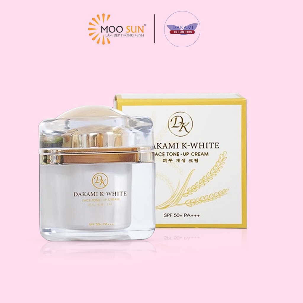 Kem Dakami K-White dưỡng da chống nắng SPF50/ PA+++ 30g