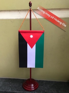 Cờ để bàn đế gỗ đơn