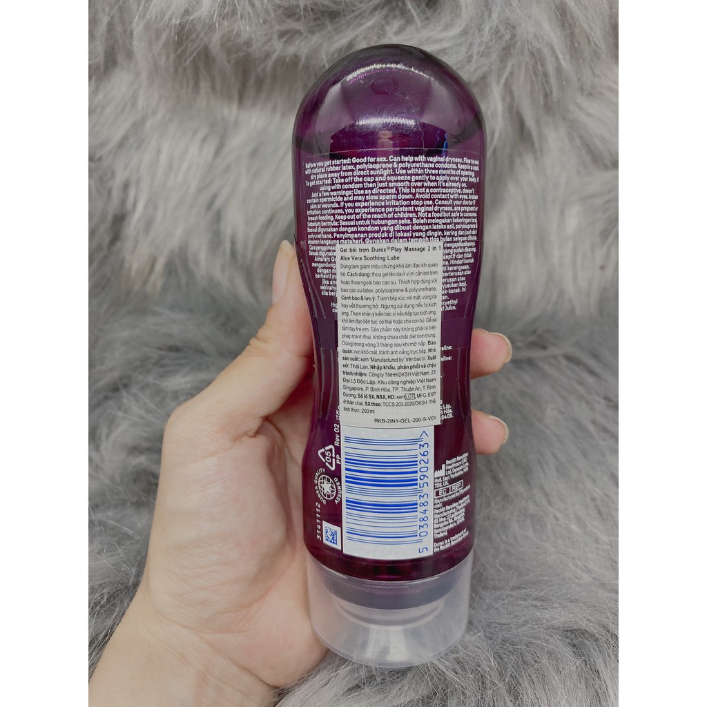 Gel bôi trơn Durex Play 2in1 chính hãng - 200ml