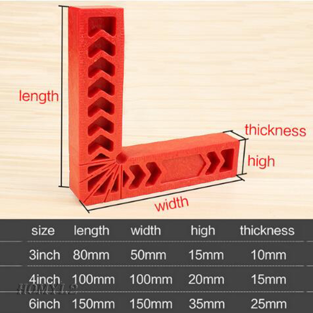 Thước Đo Góc 90 Độ Hình Chữ L Bằng Nhựa