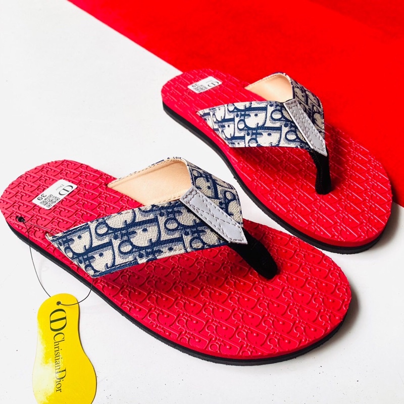 Dép kẹp xỏ ngón nam Dior 5 màu quai vải thời trang bền bỉ dành cho nam.