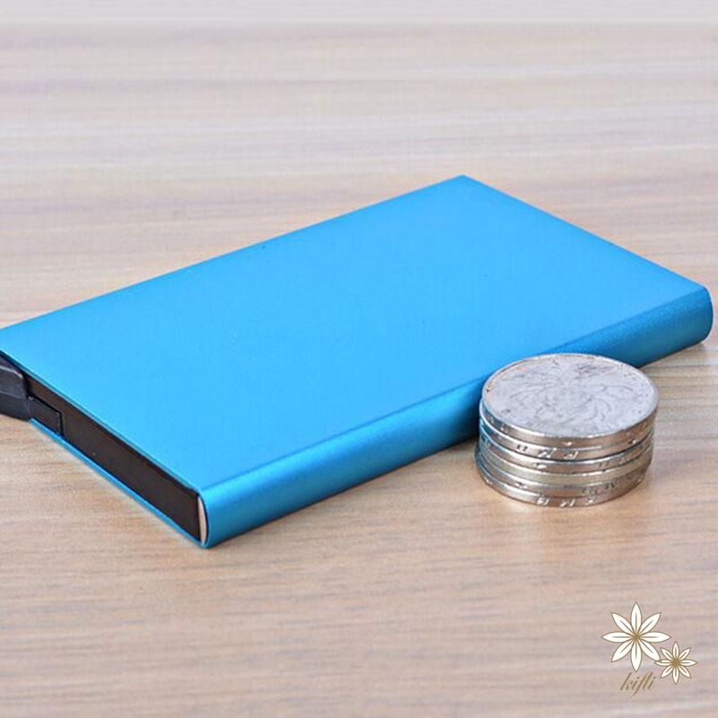 Hộp Đựng Thẻ Tín Dụng Dạng Bật Tự Động Bằng Hợp Kim Nhôm