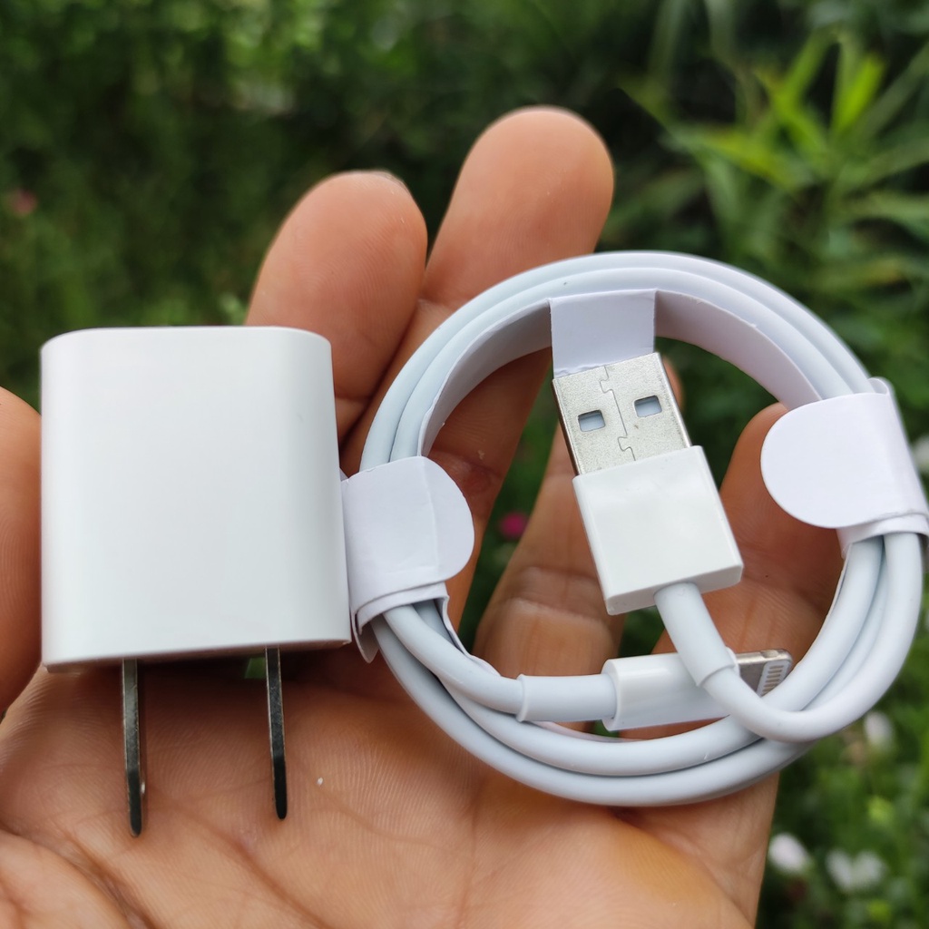 Củ sạc vuông A21 main đen, dây cáp sạc 6ic, dành cho IP6/7/8/6plus/7plus/8plus