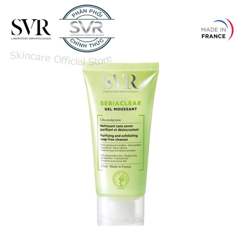 SVR Sữa rửa mặt SVR SEBIACLEAR Gel Moussant [Dành cho da dầu mụn] | BigBuy360 - bigbuy360.vn