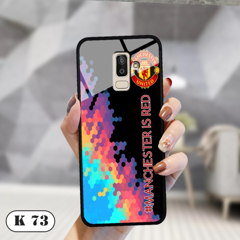 Ốp lưng Samsung Galaxy J8  - Lưng kính 3D