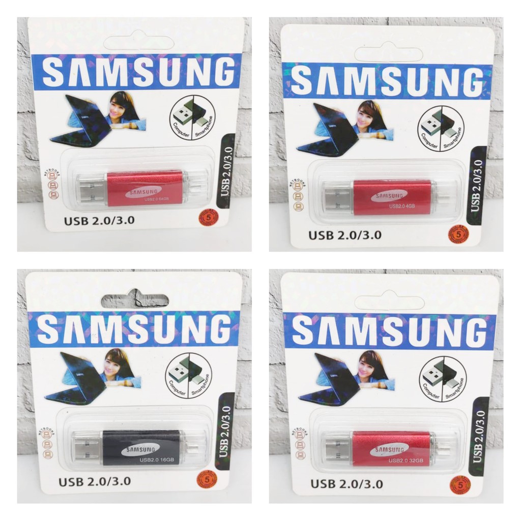 Usb Flashdisk Otg Samsung 2 / 4 / 8 / 16 / 32 / 64gb