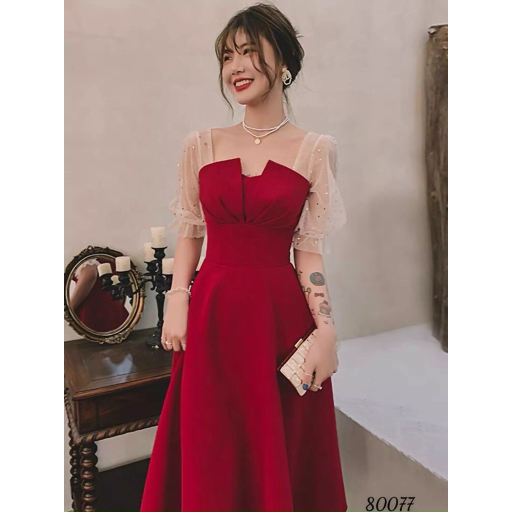 ĐẦM SUÔNG NỮ DỰ TIỆC CỰC HOT SANG CHẢNH QUÝ PHÁI THỜI TRANG TINH TẾ