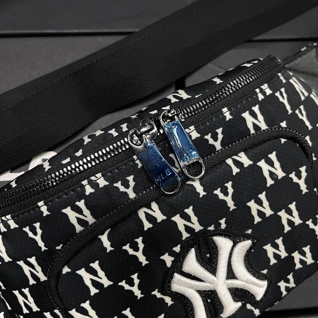 ✅ [ FELIX CHUẨN 1:1] Túi bao tử MLB Monogram Hip Sack New York Yankees [3AHSM012N-50BKS] | MẪU MỚI NHÁT| BÁN CHẠY NHẤT