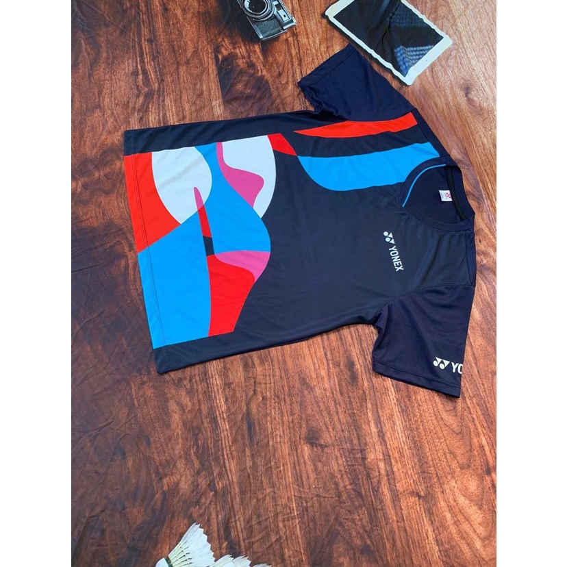 Áo Cầu Lông Yonex Chuyên Nghiệp 2022 Dành Cho Nam Và Nữ Sử Dụng Trong Tập Luyện Và Thi Đấu Cầu Lông Mã WA28 màu xanh đen