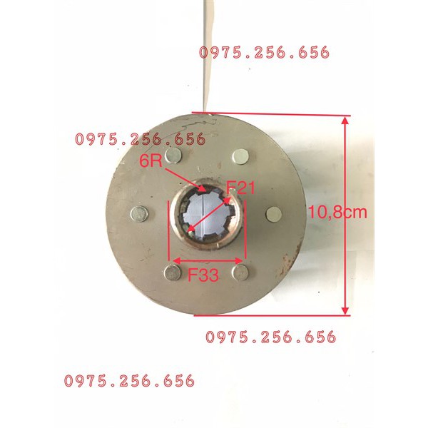 Bát côn 178=186 ngoài 8 răng (Cái) phụ tùng máy cày hùng lỳ