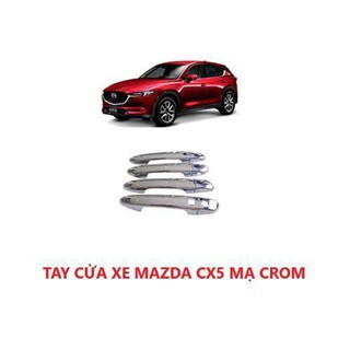 Ốp tay nắm, hõm cửa xe mazda cx5 đời 2019 mạ crom