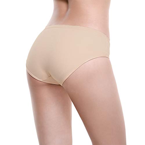Quần Lót Cotton Levao Lưng Vừa Thoáng Khí Màu Sắc Đơn Giản Cho Nữ