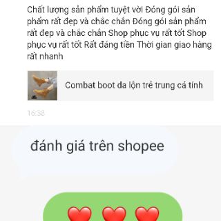 Combat boot da lộn trẻ trung cá tính