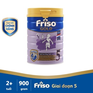 (HCM) Sữa bột Friso Gold 5 lon 900g tặng 1 lốc sữa bột pha sẵn Friso 110ml