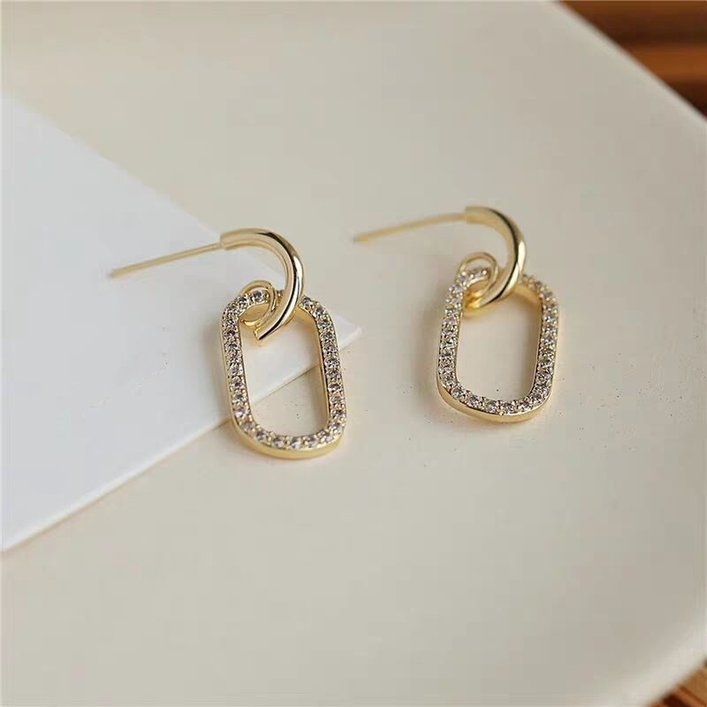 Khuyên tai S925 dáng dài đính ngọc trai thời trang cho nữ