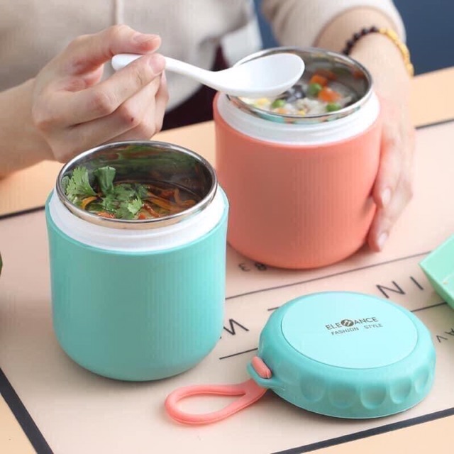 Bình ủ cháo ELEFANCE (500ml, cao cấp)
